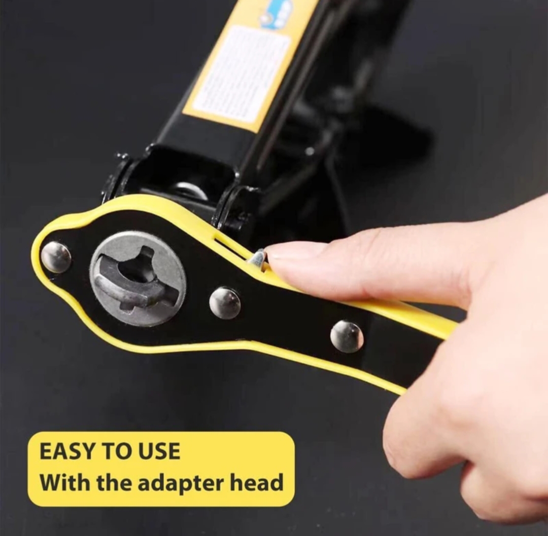 Universal Car Jack Ratchet Wrench 360° Rotating Labor-Saving Lug Wrench Tool Kit - Image 5