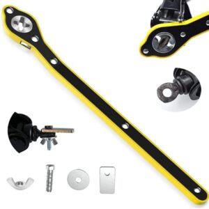 Universal Car Jack Ratchet Wrench 360° Rotating Labor-Saving Lug Wrench Tool Kit